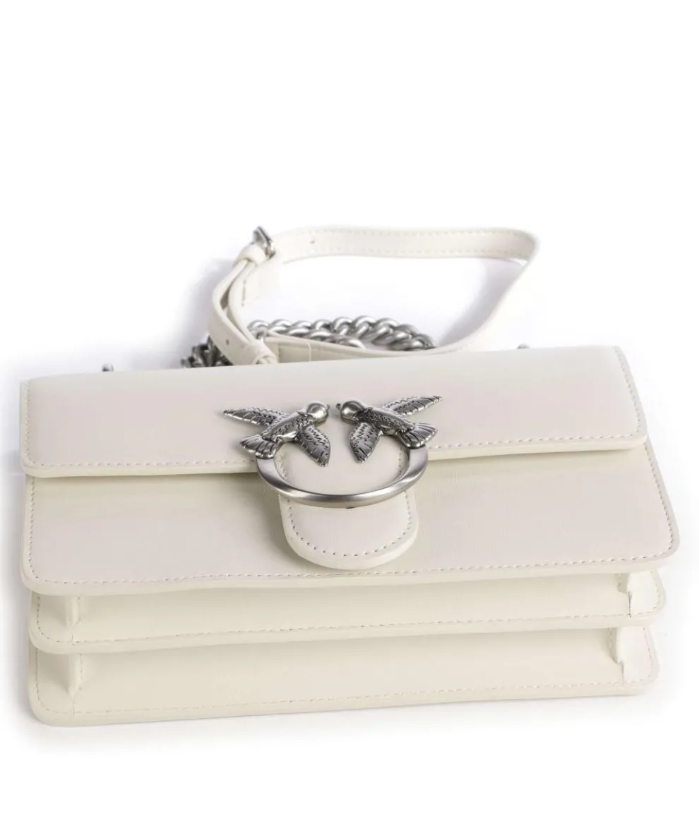 Love One Mini Shoulder bag fine grain cow leather ivory