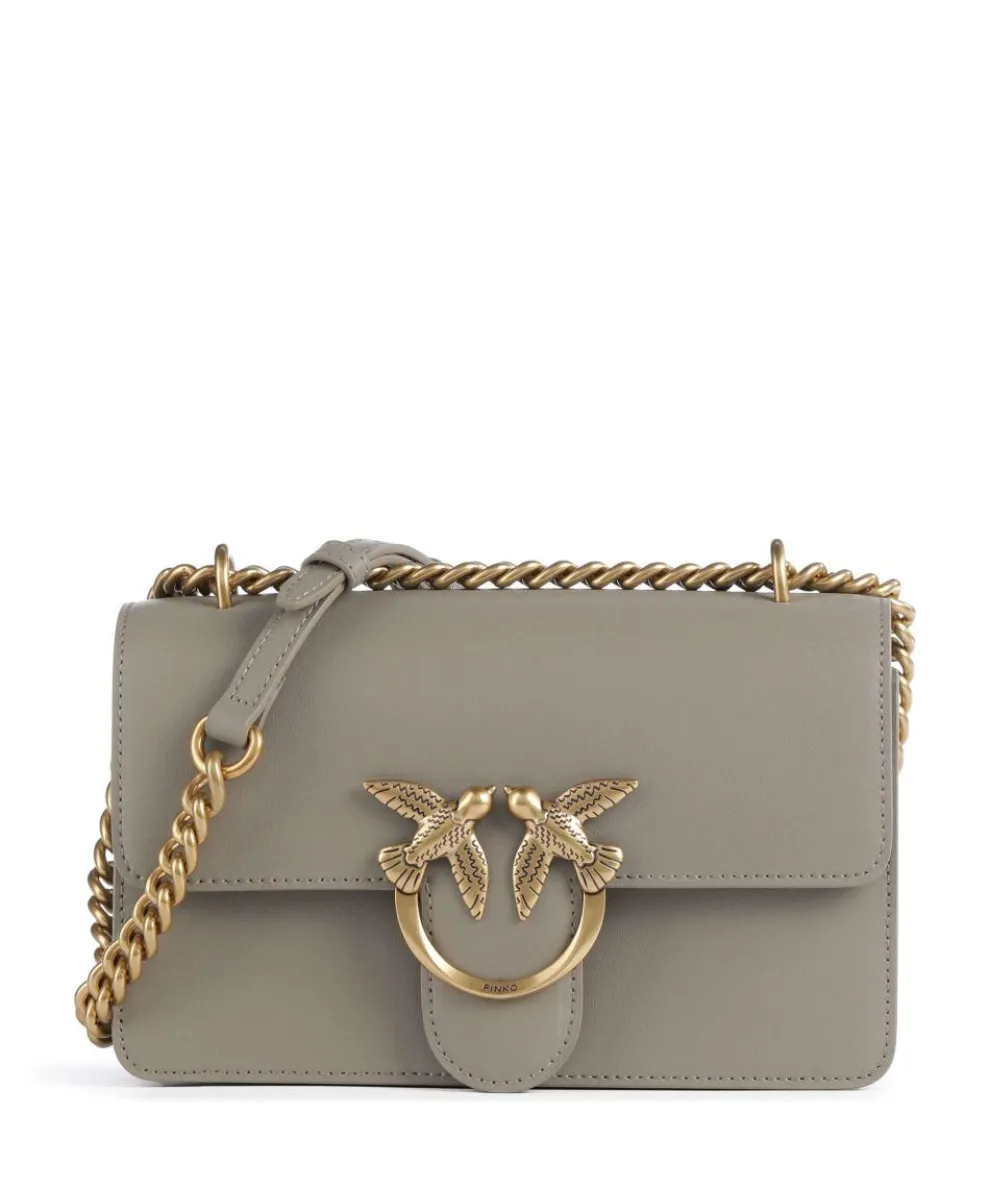 Love One Mini Shoulder bag fine grain cow leather taupe