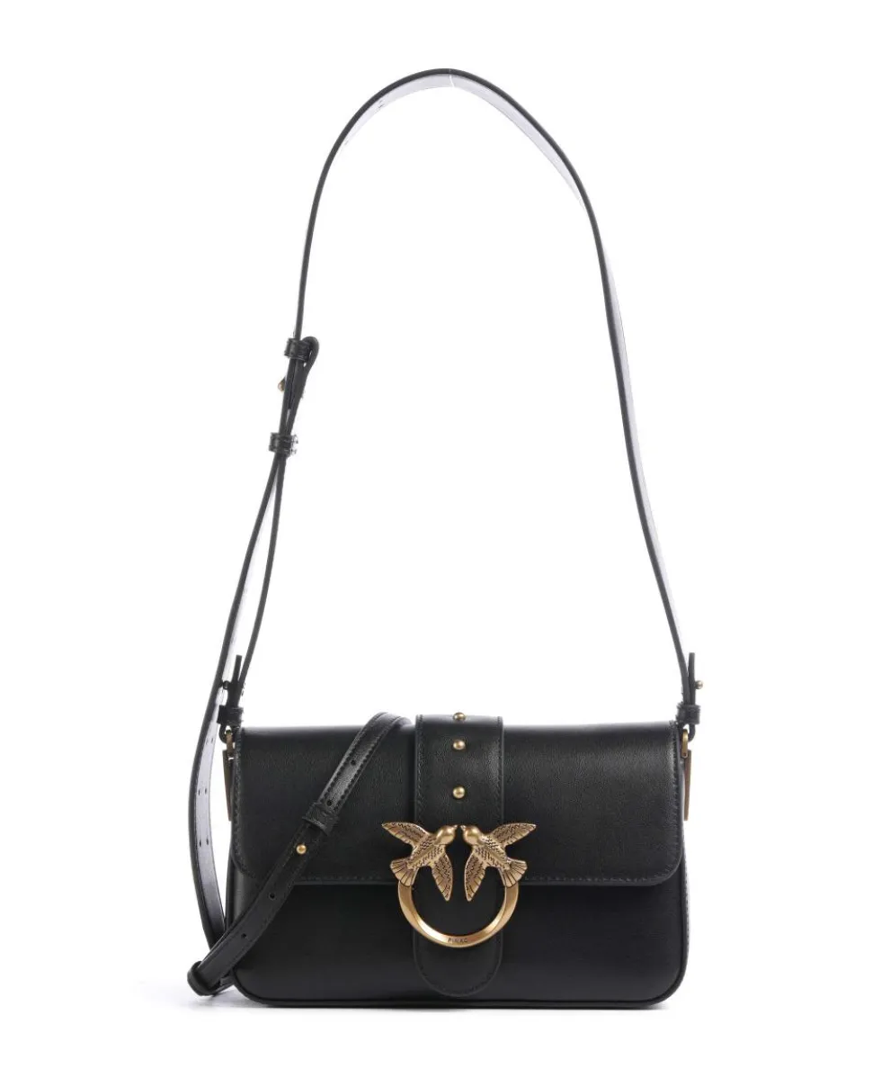 Love One Mini Slouchy Shoulder bag softly grained calfskin black