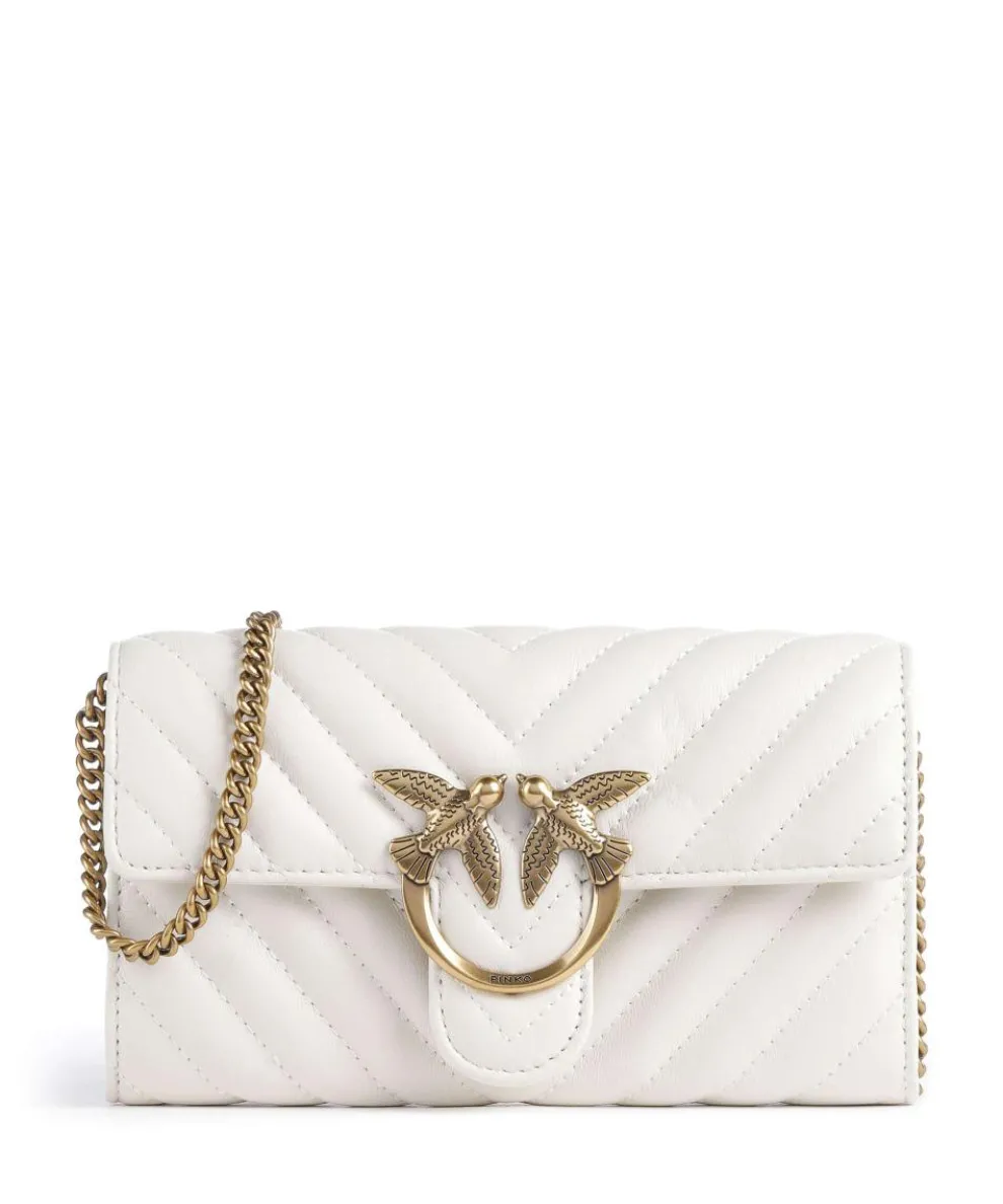 Love One Wallet fine grain cow leather white