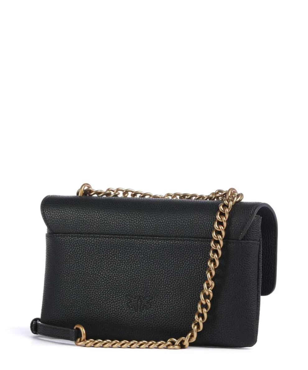 Love Soft Mini Shoulder bag grained leather black