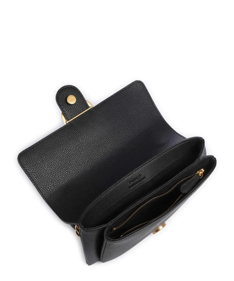 Love Soft Mini Shoulder bag grained leather black