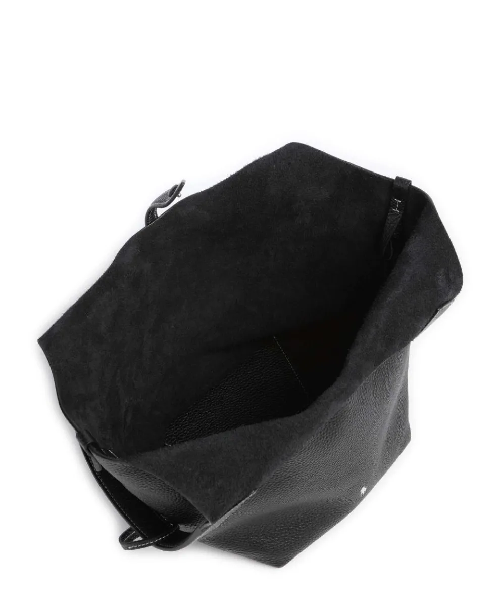 Play Medium Hobo bag grained cow leather black