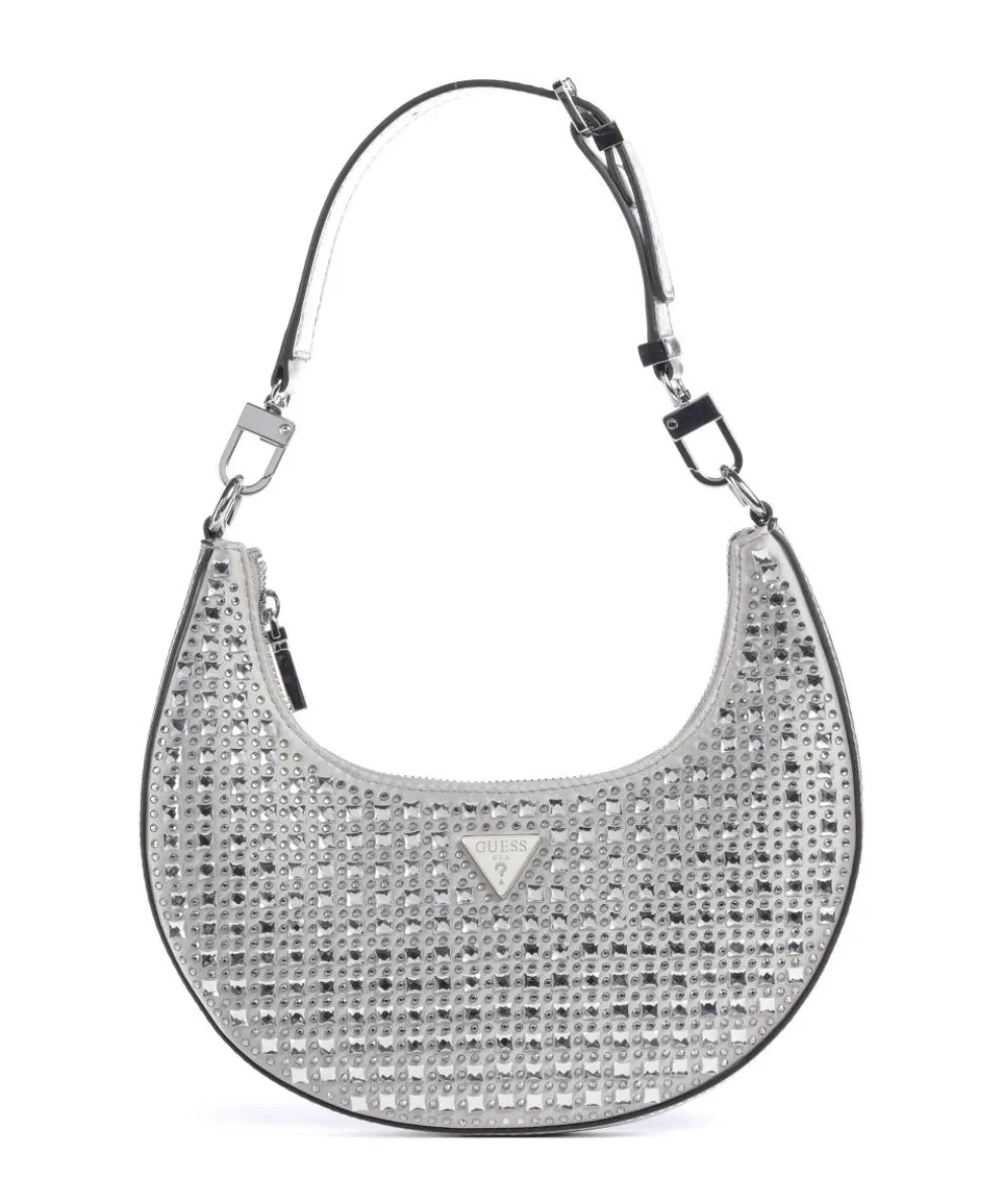 Lua Shoulder bag polyester, imitation leather silver