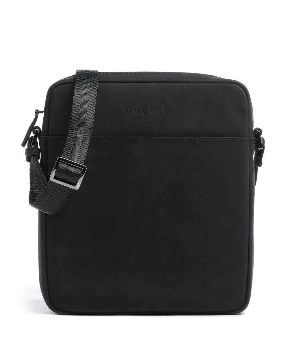 Luca Crossbody bag goatskin leather black