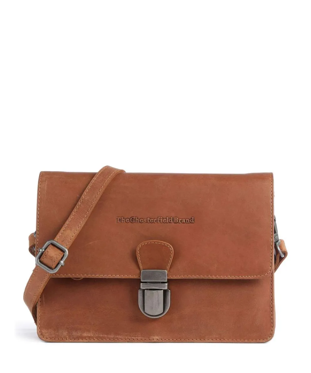 Lucca Crossbody bag pull-up cow leather cognac