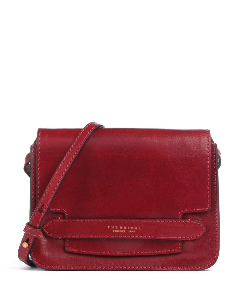 Lucrezia Crossbody bag smooth cow leather dark red