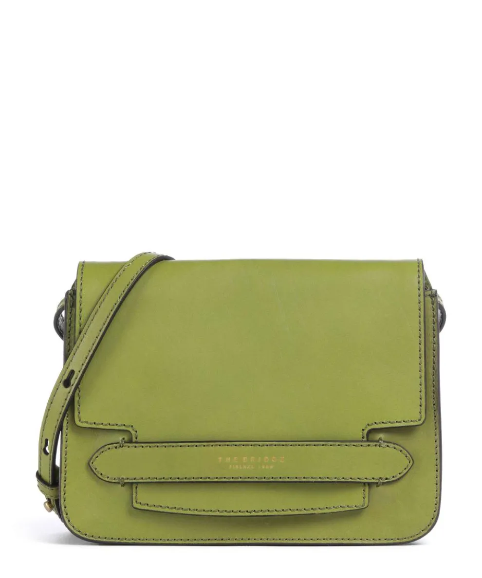 Lucrezia Crossbody bag grained cow leather green