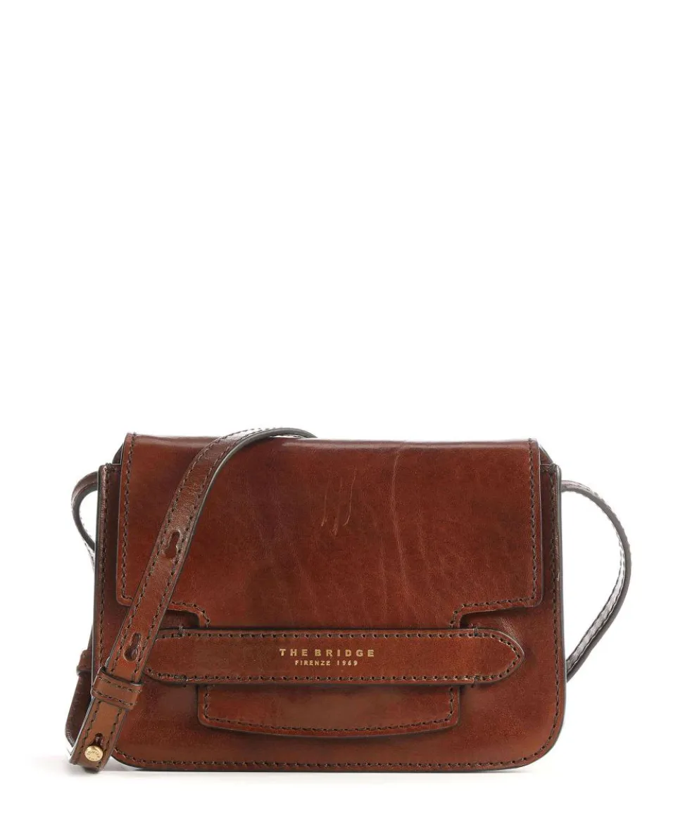 Lucrezia Crossbody bag fine grain cow leather brown