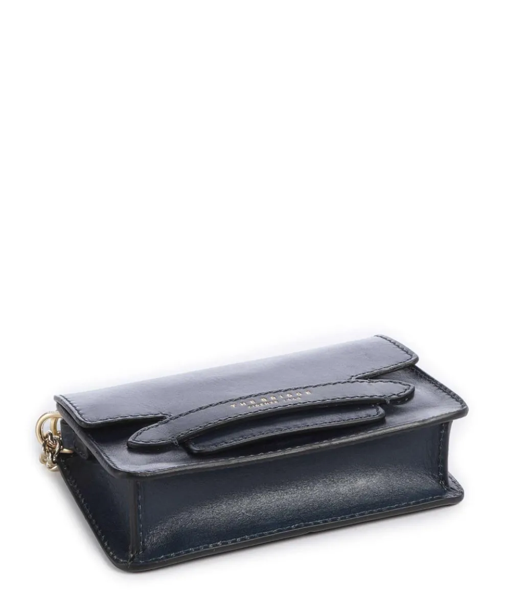 Lucrezia Shoulder bag fine grain cow leather dark blue