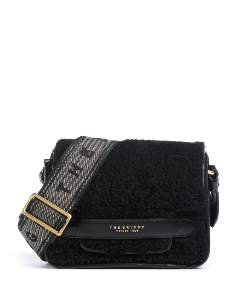 Lucrezia Wow Crossbody bag fine grain cow leather, fur black