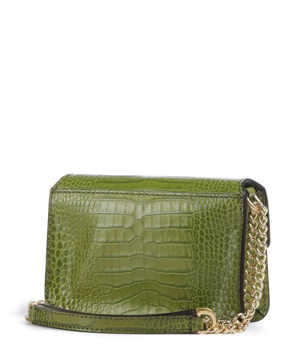 Lucrezia Wow Shoulder bag embossed cow leather green