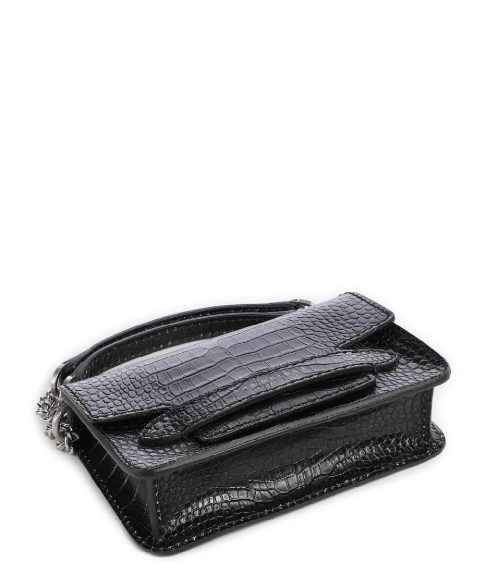 Lucrezia Wow Shoulder bag embossed cow leather black