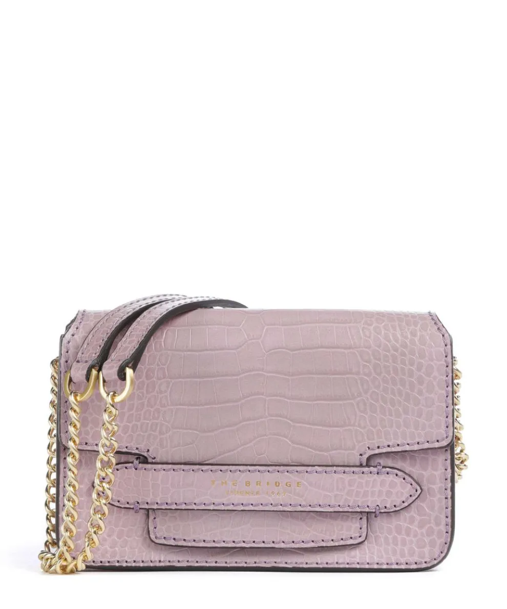 Lucrezia Wow Shoulder bag embossed cow leather rose