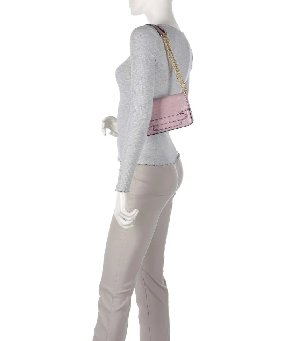 Lucrezia Wow Shoulder bag embossed cow leather rose