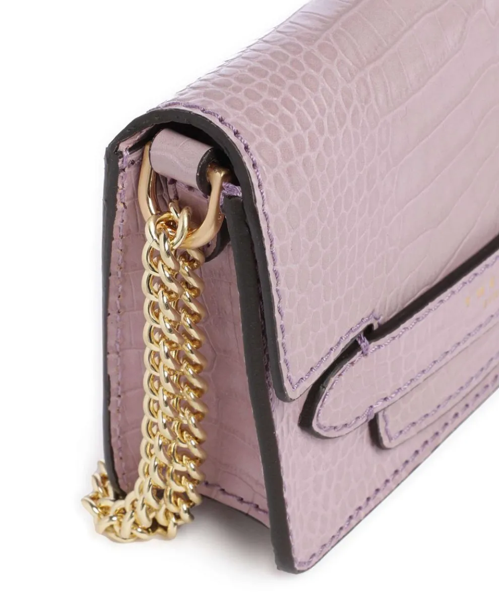 Lucrezia Wow Shoulder bag embossed cow leather rose