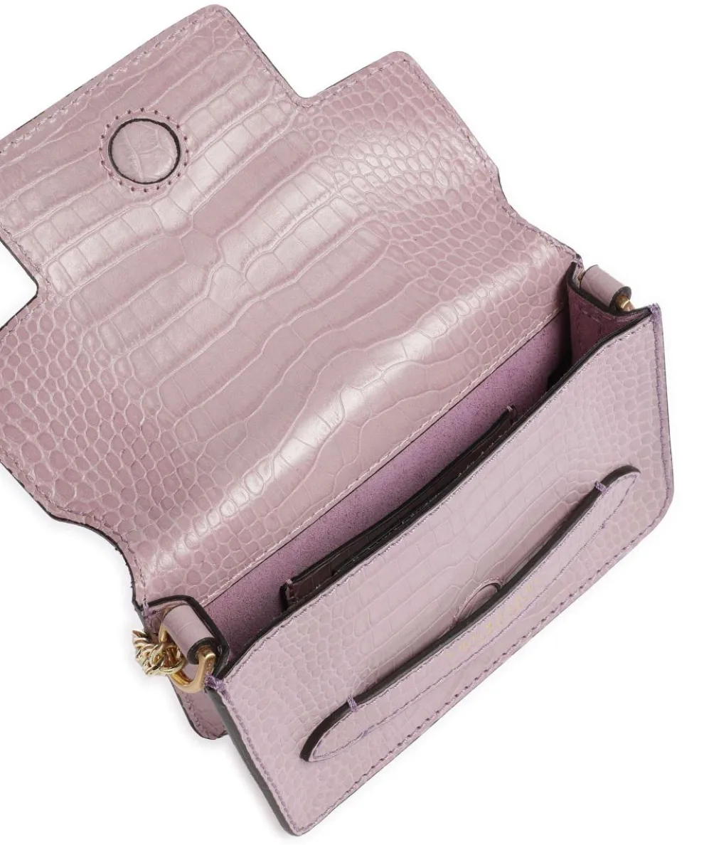 Lucrezia Wow Shoulder bag embossed cow leather rose