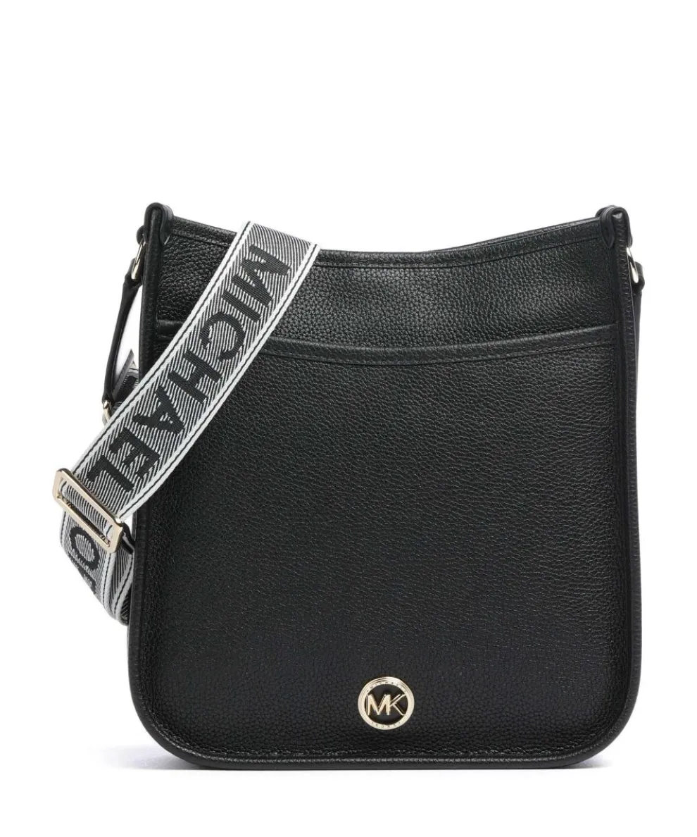 Luisa Crossbody bag grained leather black