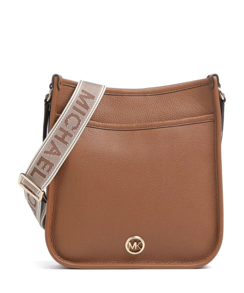 Luisa Crossbody bag grained leather brown