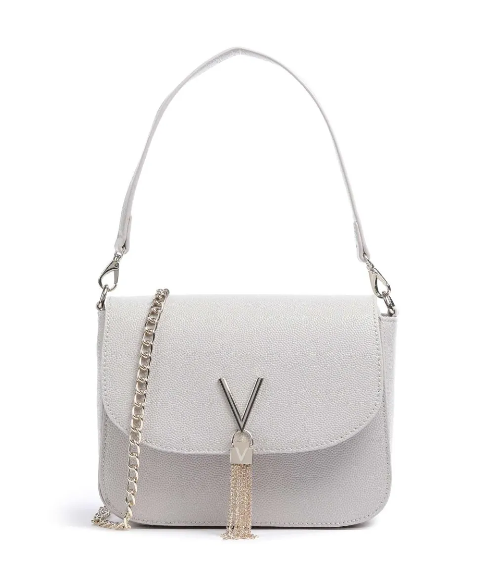 Divina Shoulder bag imitation leather light grey