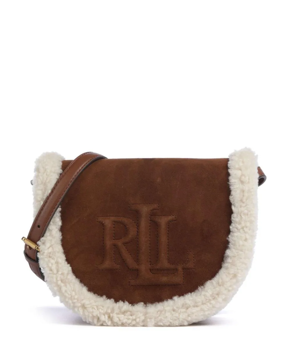 Witley Medium Crossbody bag brushed cow leather, fur brown