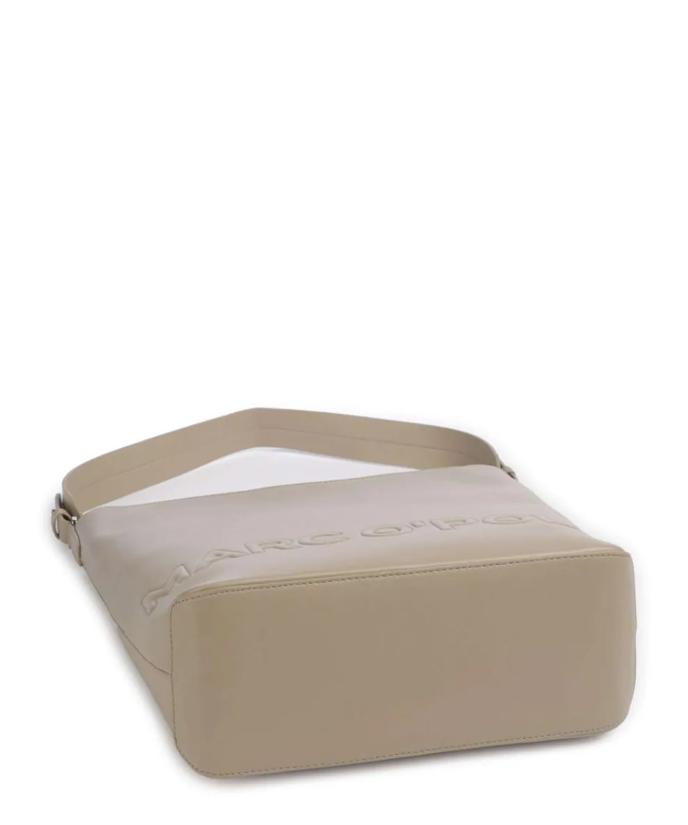 Vanja Hobo bag imitation leather sand