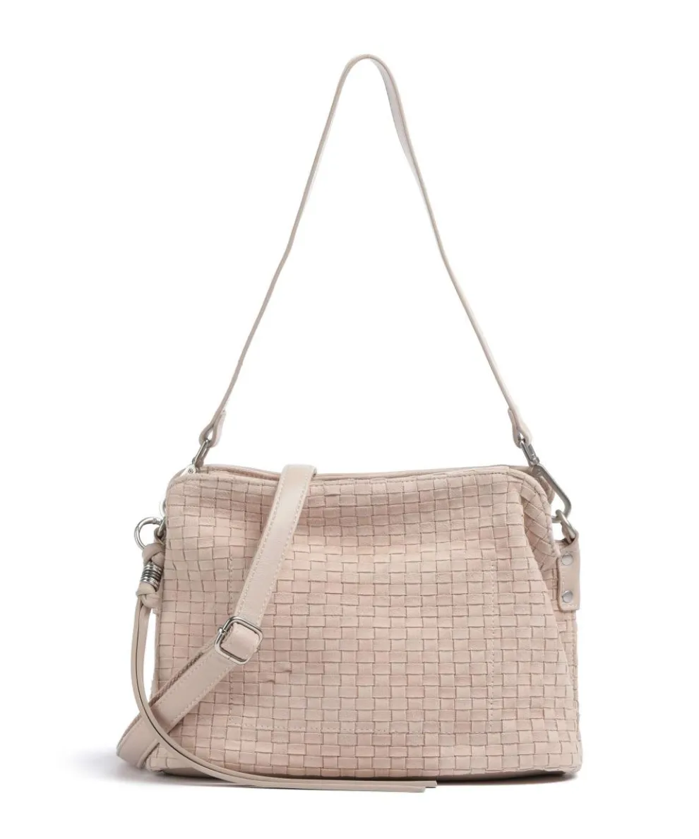 Weave Harmony Shoulder bag brushed leather nude