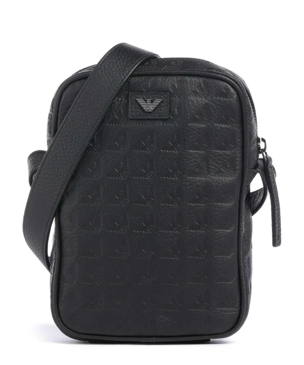 New Minorca Crossbody bag embossed calfskin black