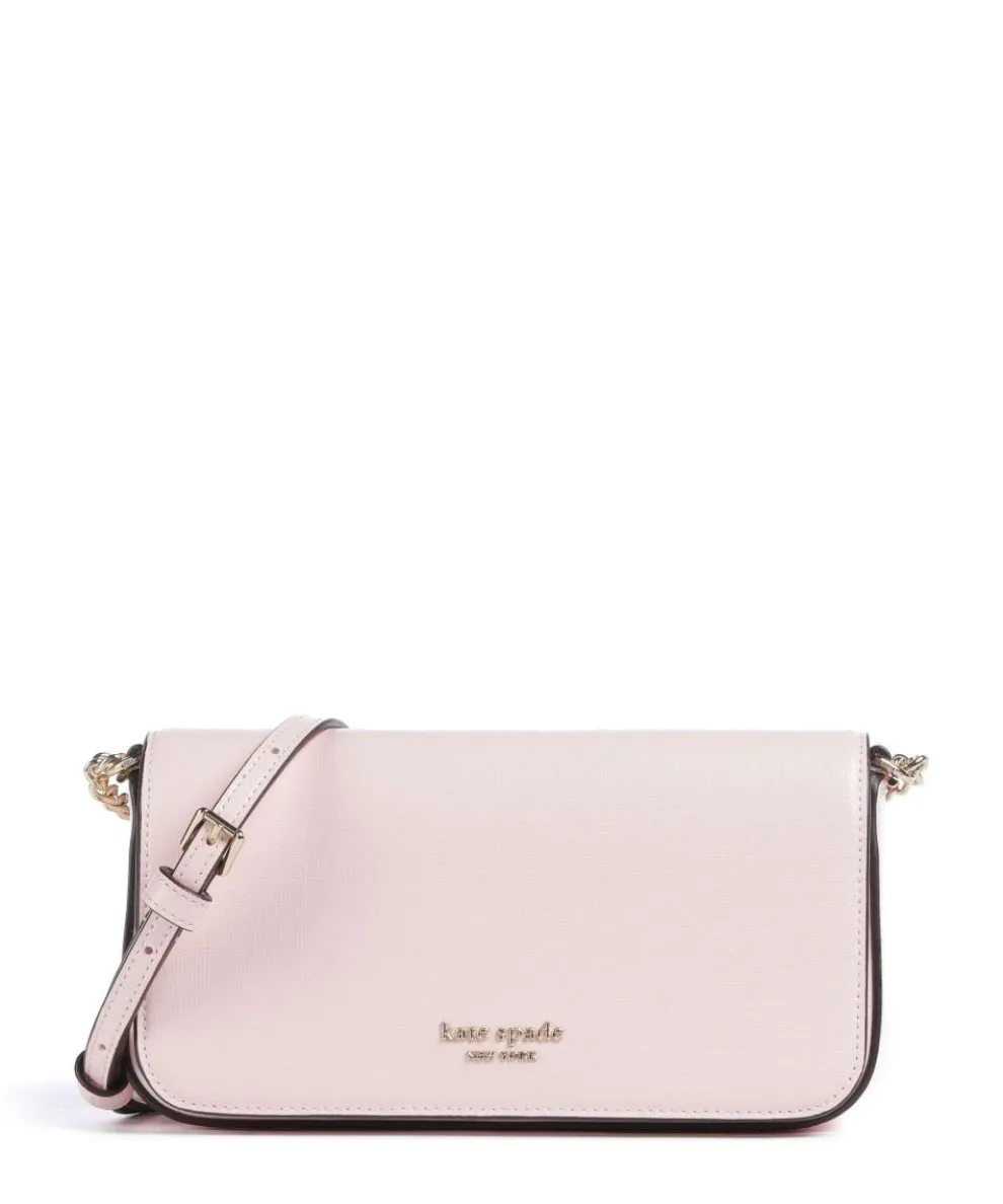 Devin Crossbody bag saffiano leather rose