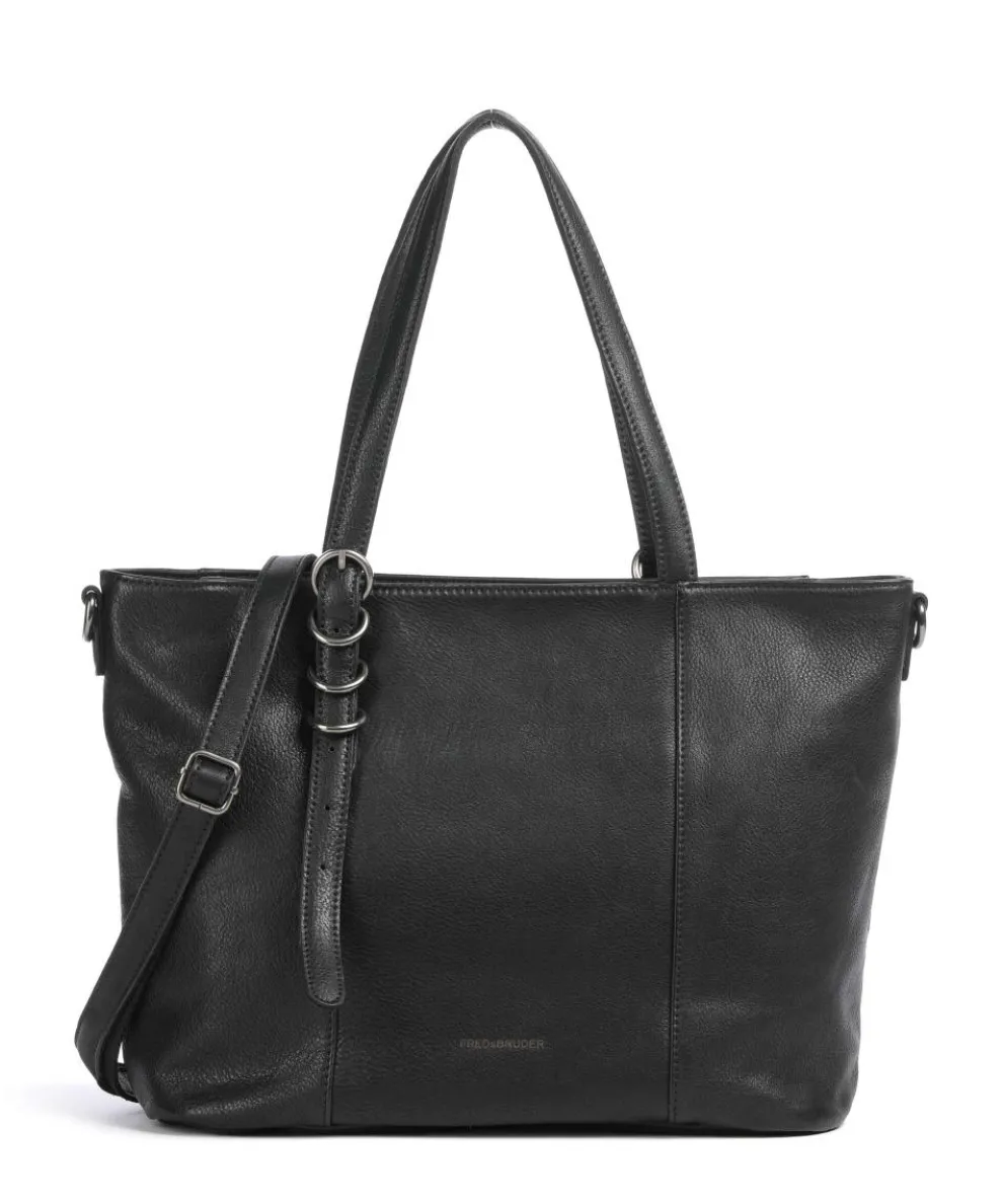 Ride Easy Tote bag grained leather black