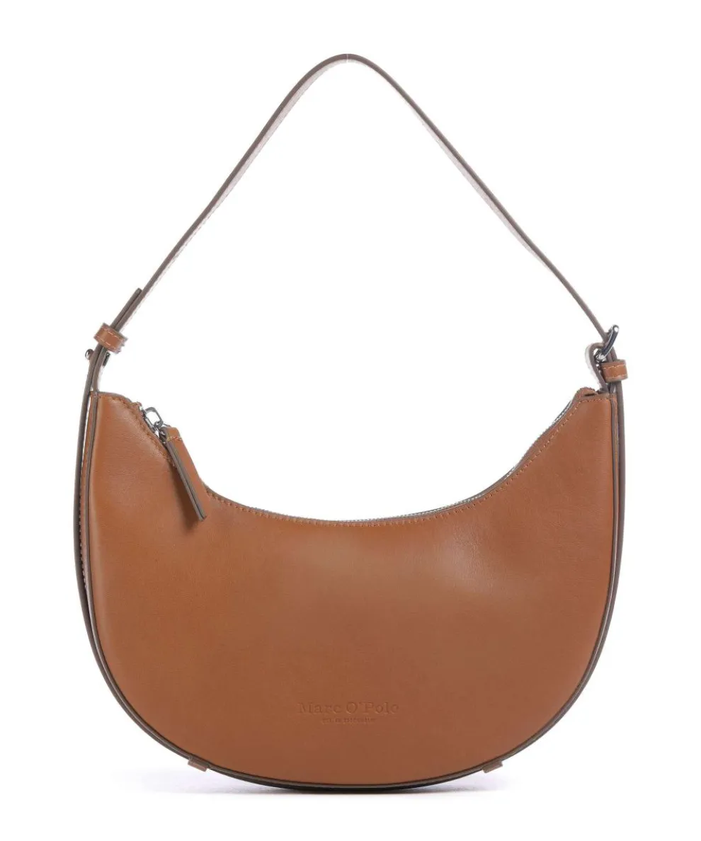 Alvi Shoulder bag fine grain cow leather brown