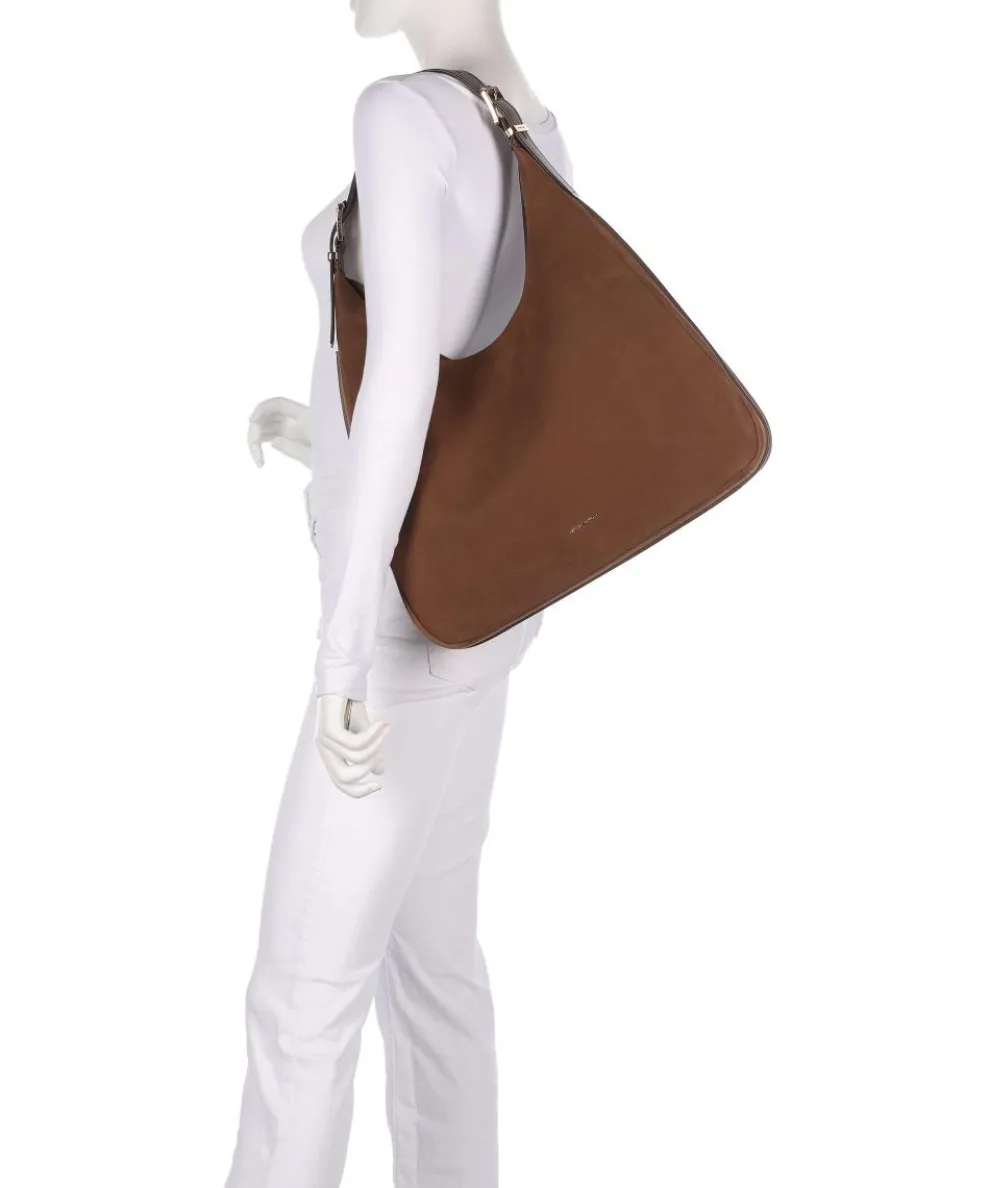 Nolita Large Hobo bag brushed cow leather brown