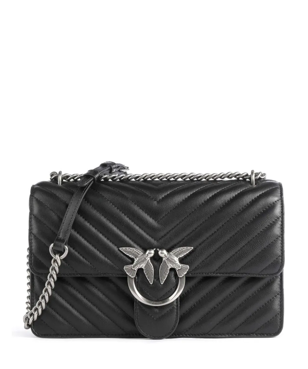 Love One Classic Shoulder bag sheepskin leather black