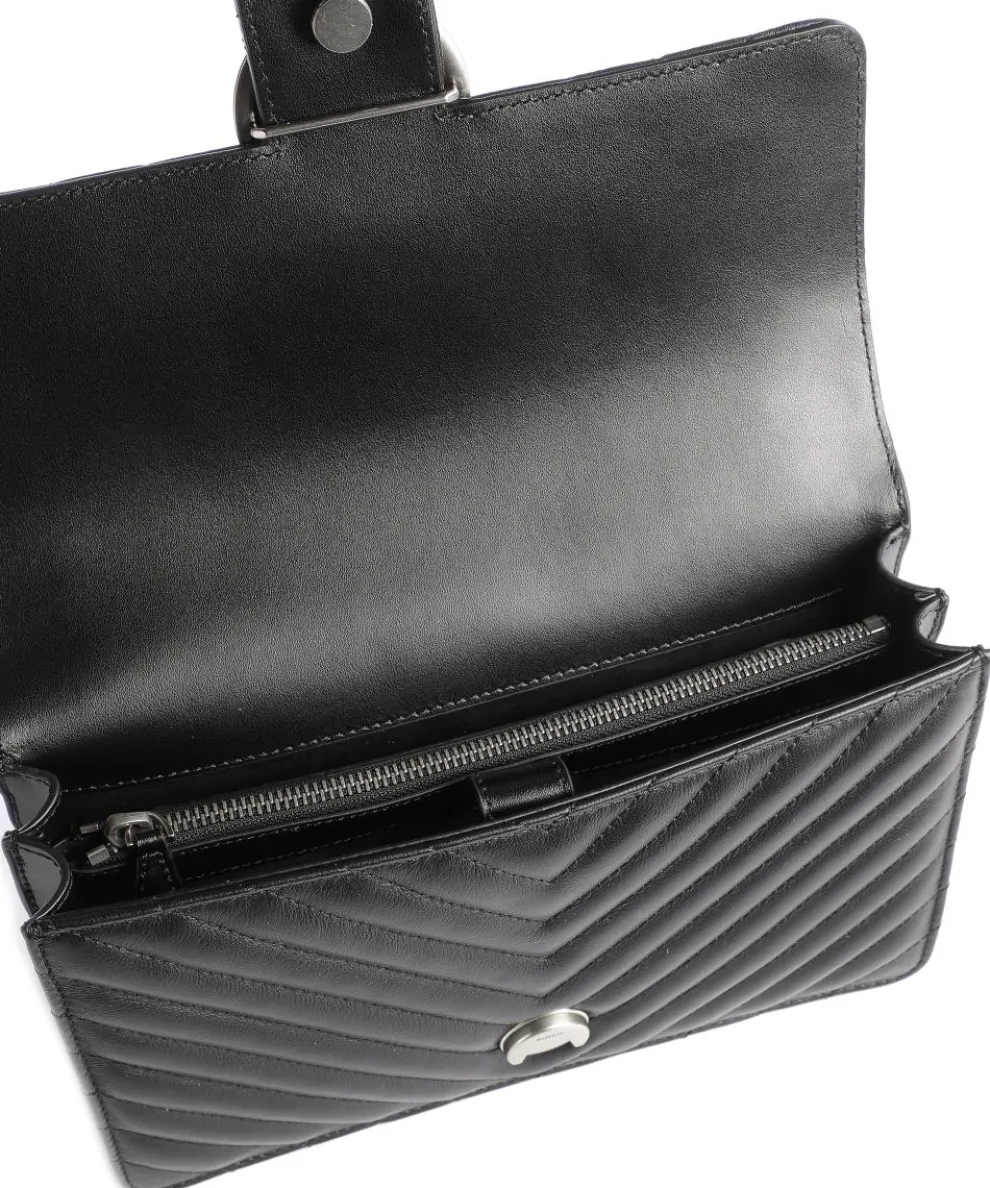 Love One Classic Shoulder bag sheepskin leather black