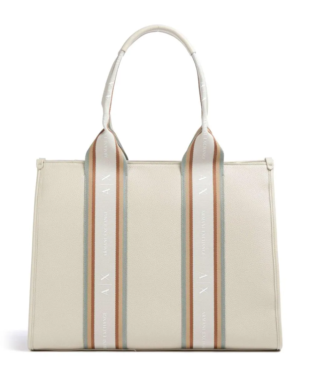 Maggie L Tote bag imitation leather ivory