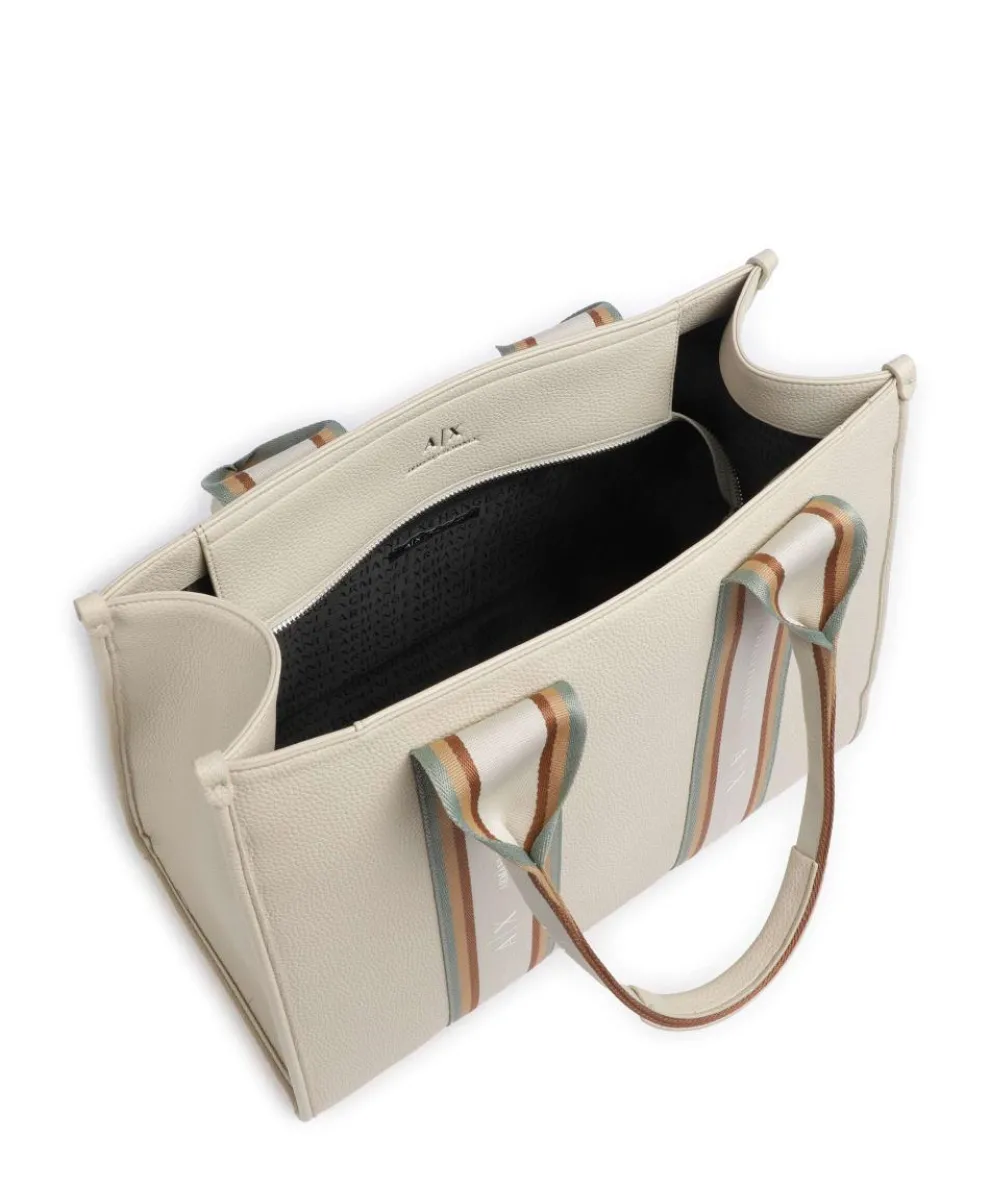 Maggie L Tote bag imitation leather ivory