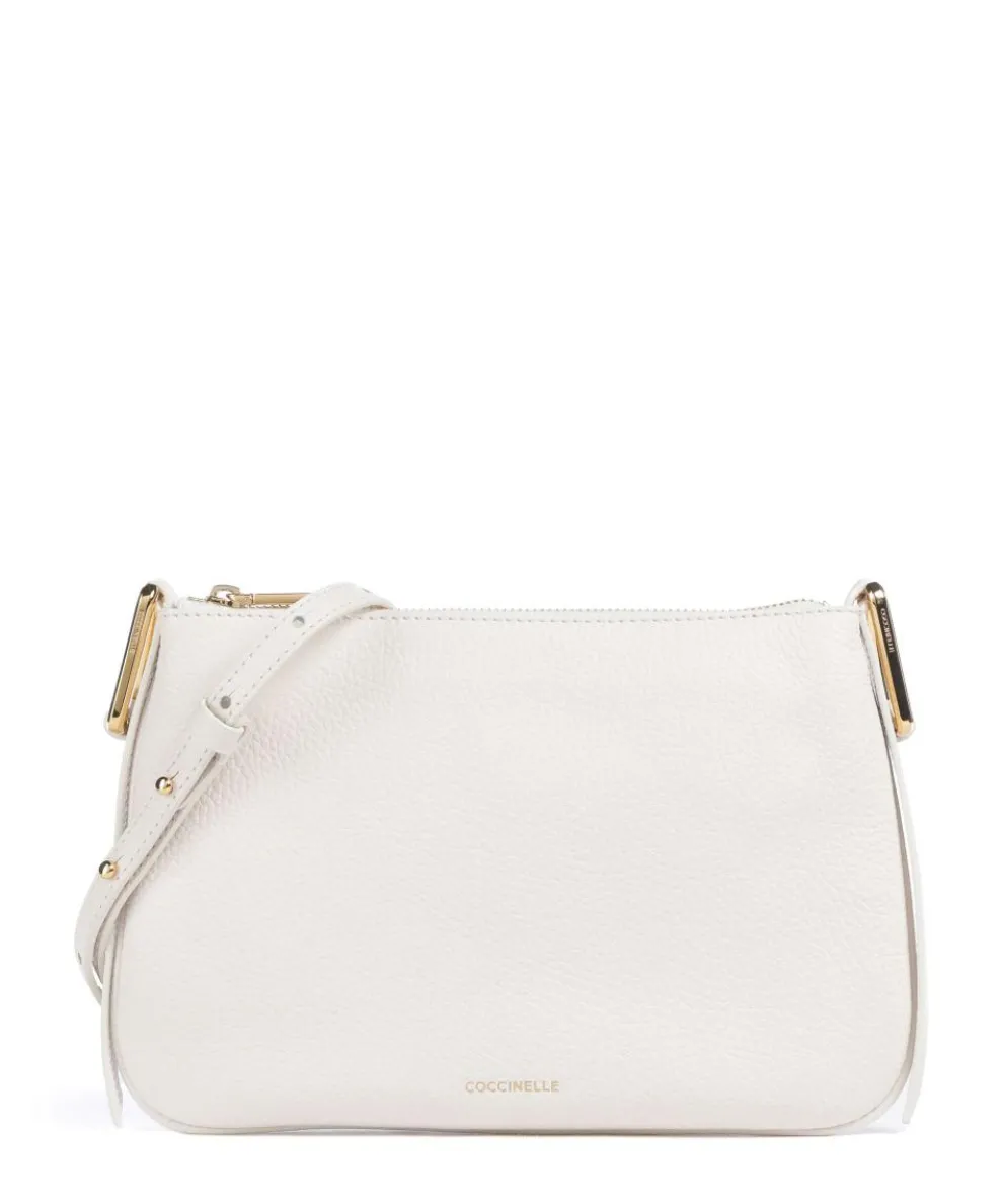 Magie Crossbody bag grained cow leather white