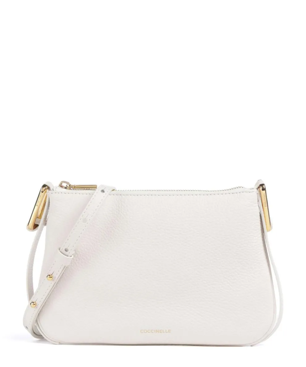 Magie Crossbody bag grained leather white