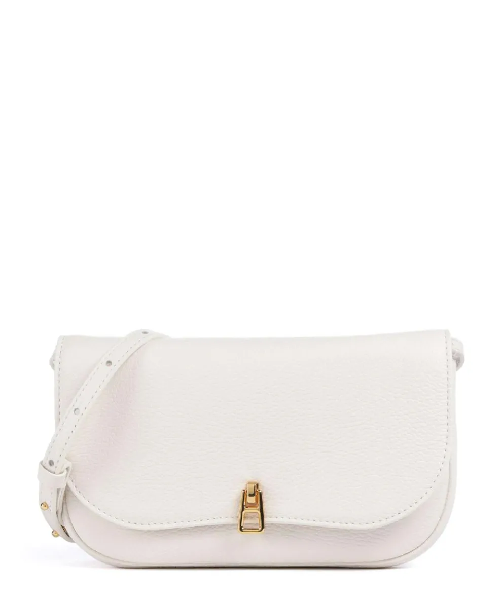 Magie Crossbody bag grained leather white