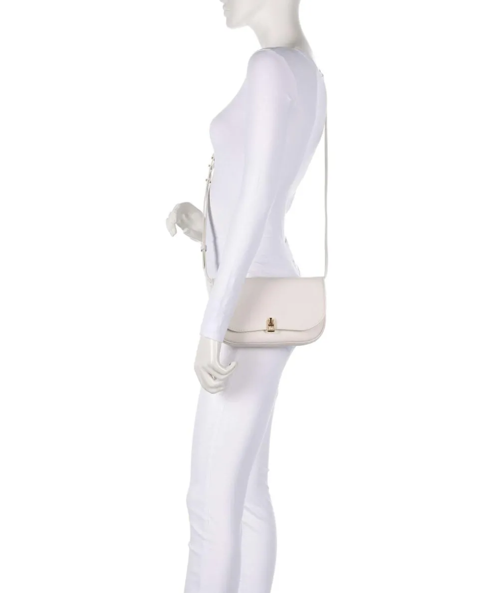 Magie Crossbody bag grained leather white