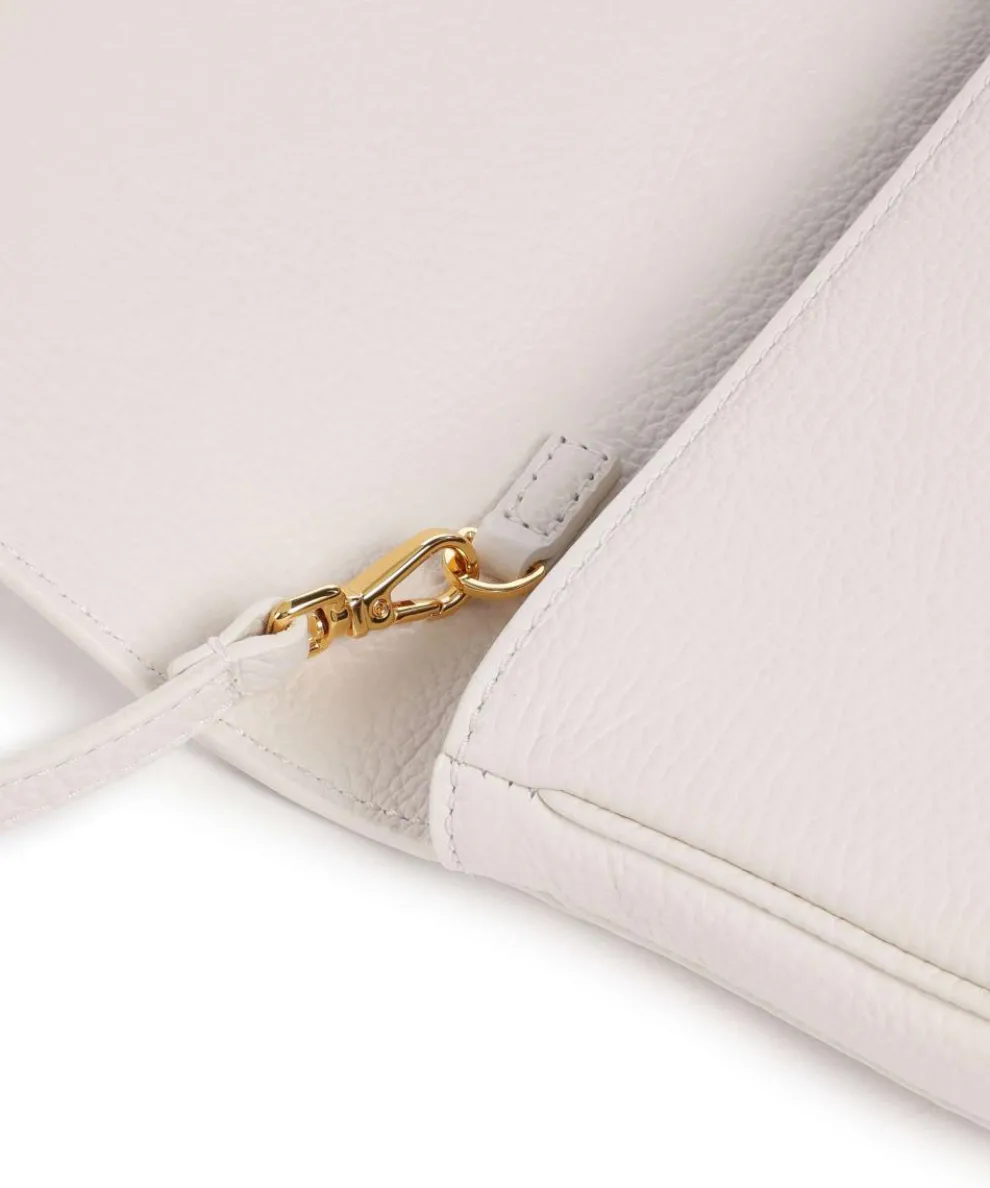 Magie Crossbody bag grained leather white