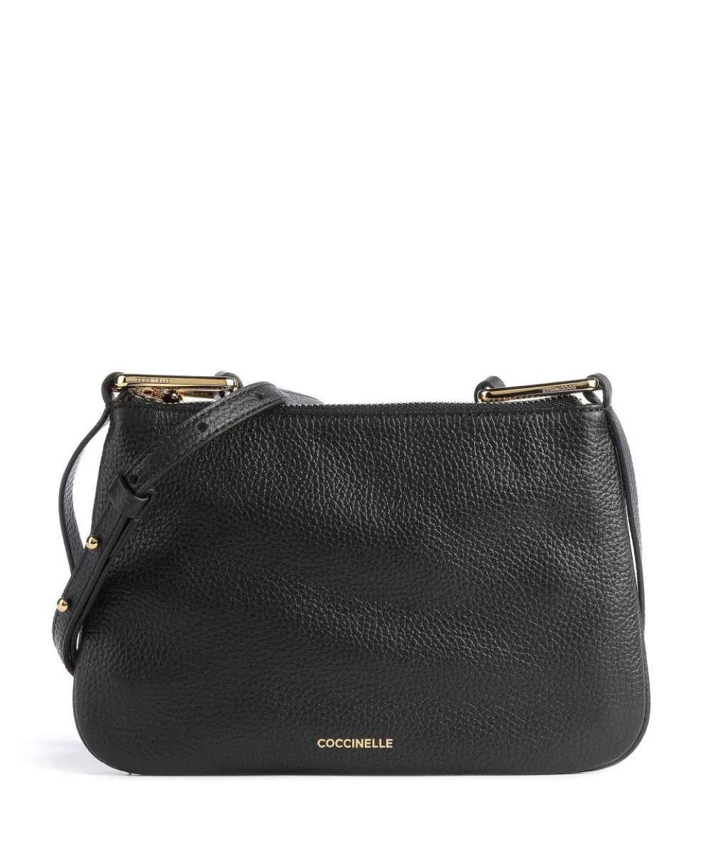 Magie Crossbody bag grained leather black