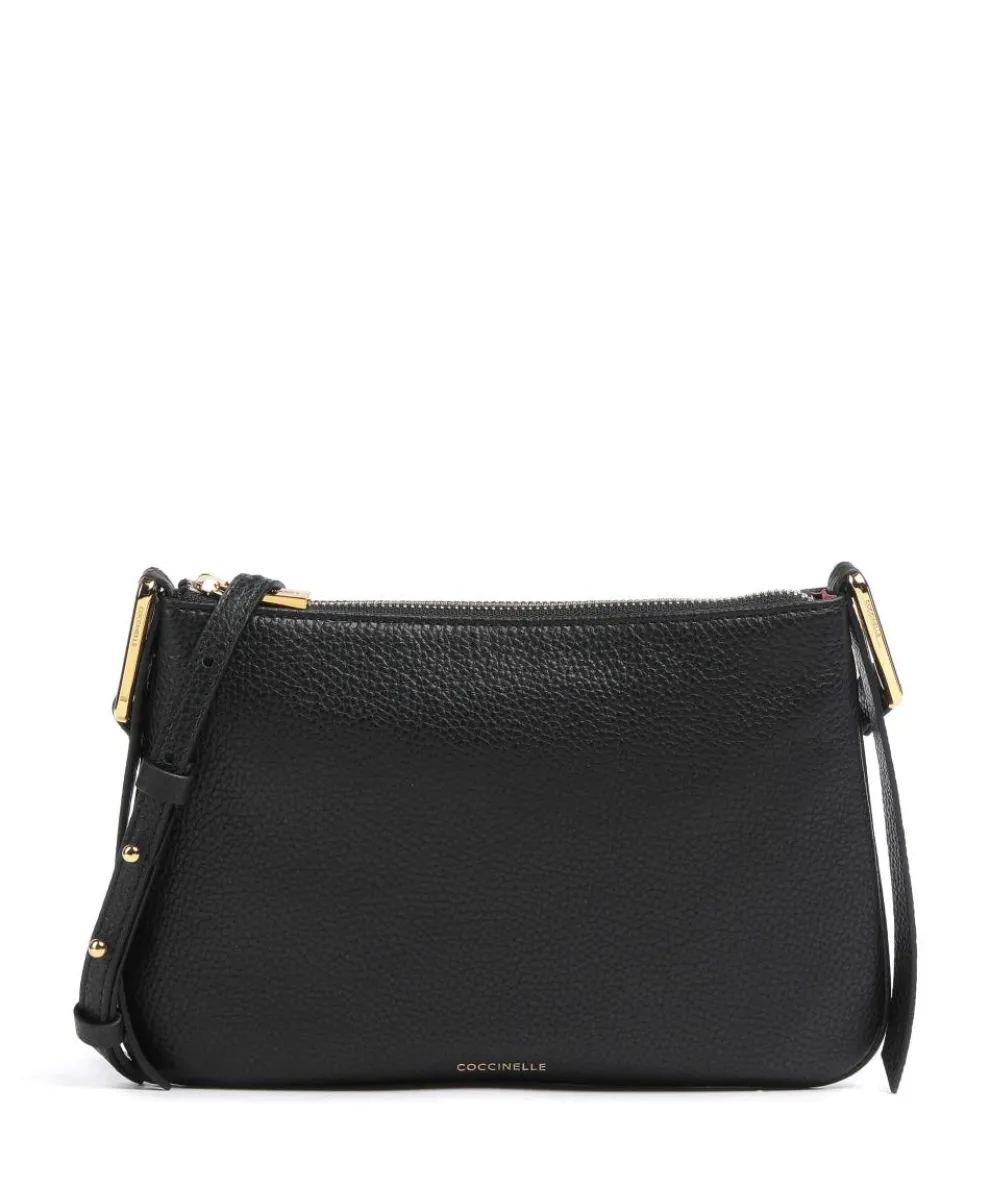 Magie Crossbody bag grained cow leather black