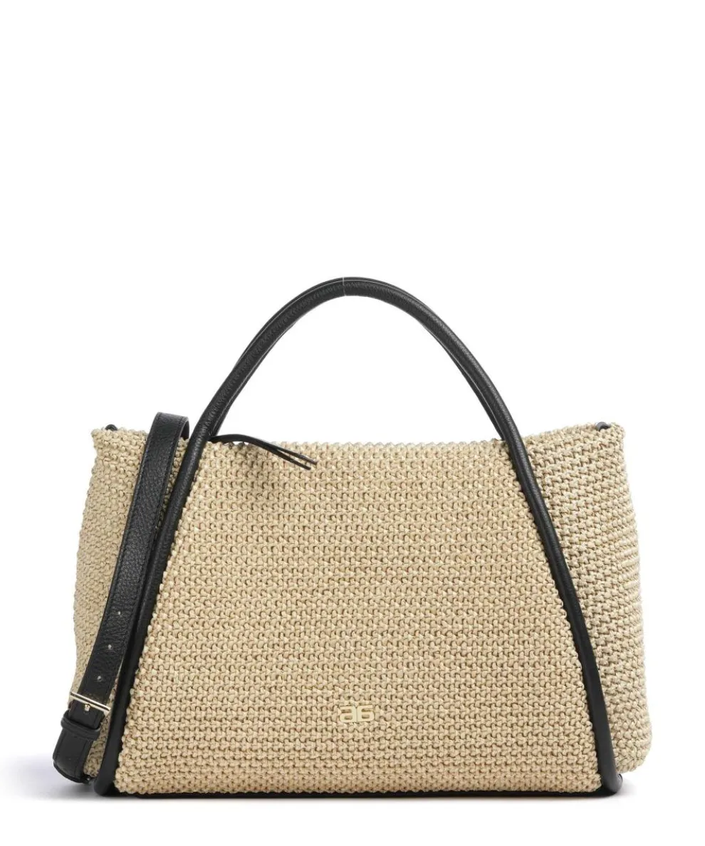 Maglia Raffia Willow Handbag bast nature/black