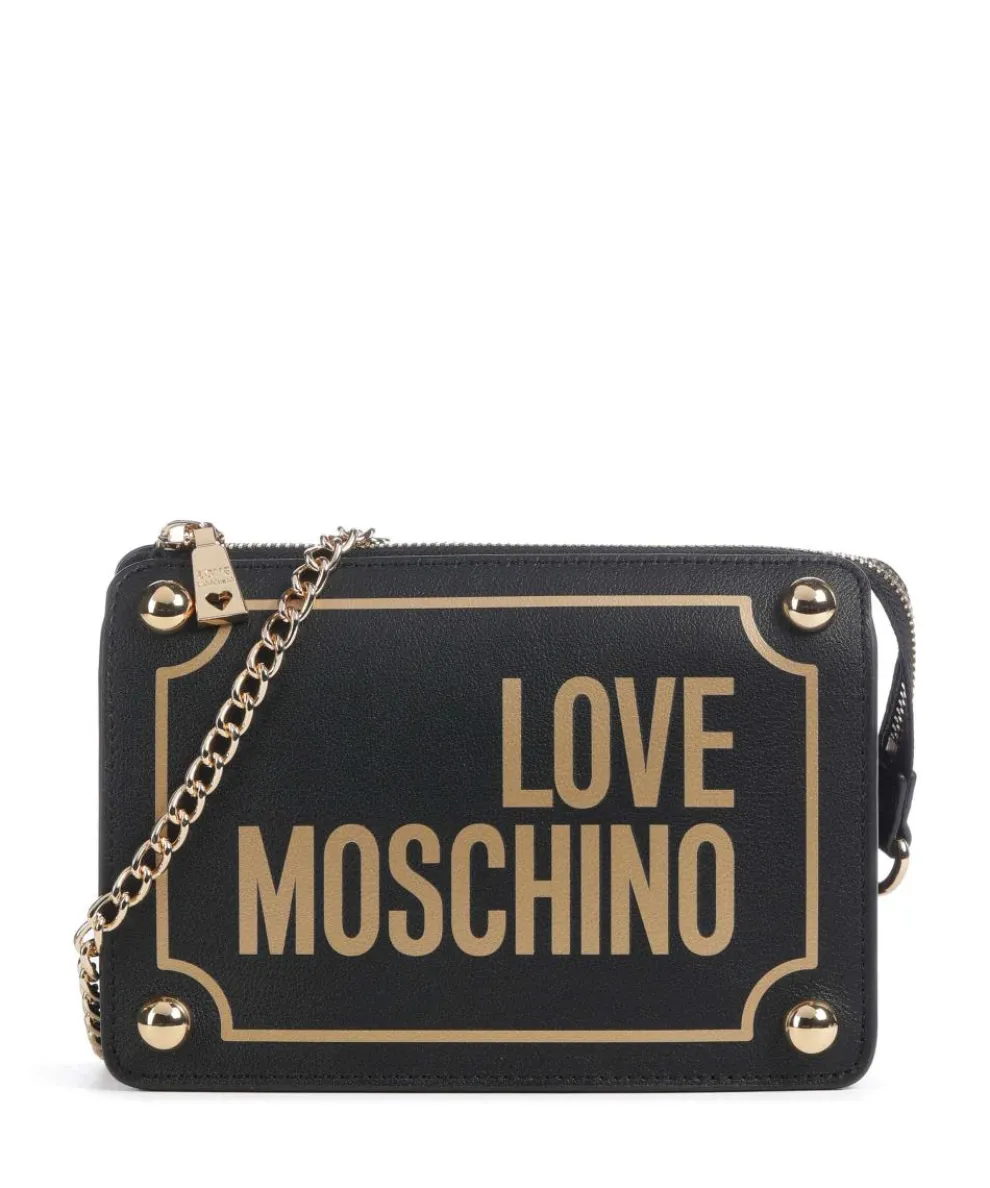 Magnifier Shoulder bag imitation leather black