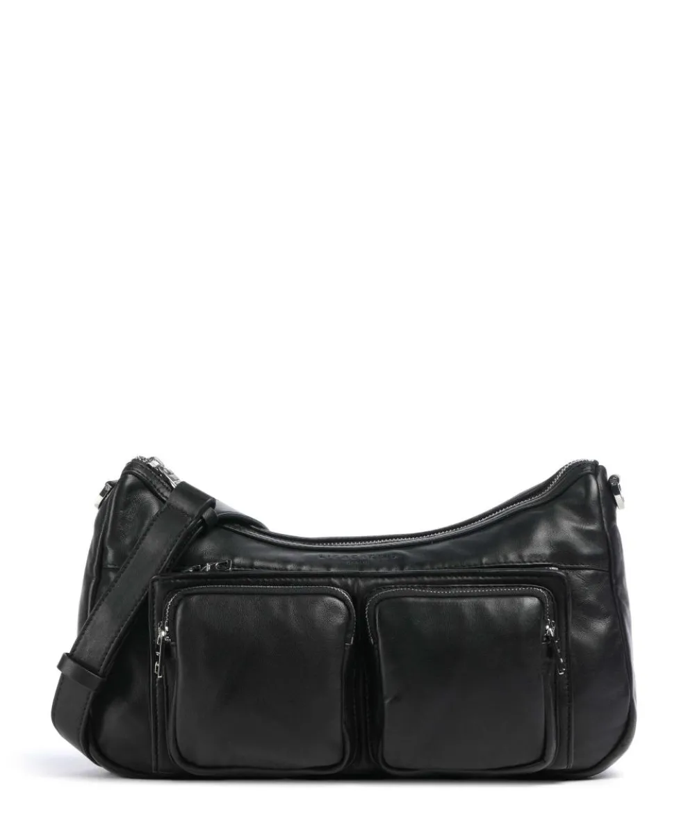 Maia Sheep Natural M Shoulder bag sheepskin leather black