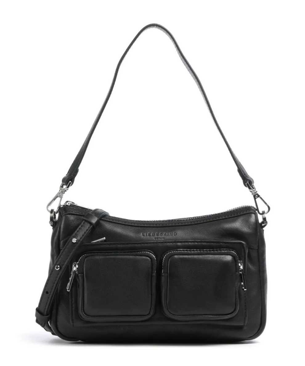 Maia Sheep Natural S Shoulder bag sheepskin leather black