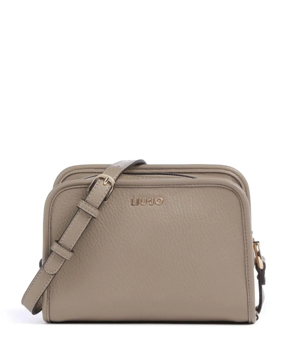 Manhattan M Crossbody bag imitation leather taupe