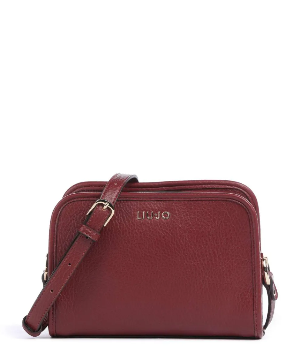Manhattan M Crossbody bag imitation leather wine