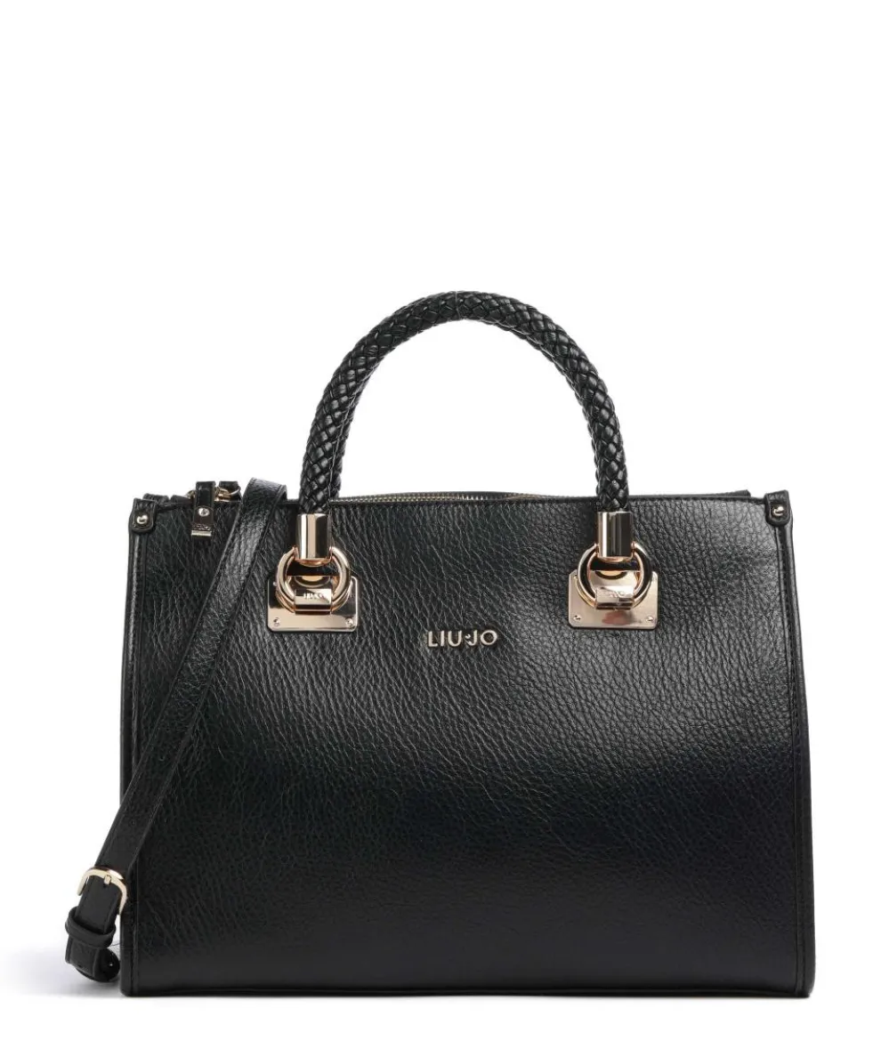 Manhattan M Handbag imitation leather black